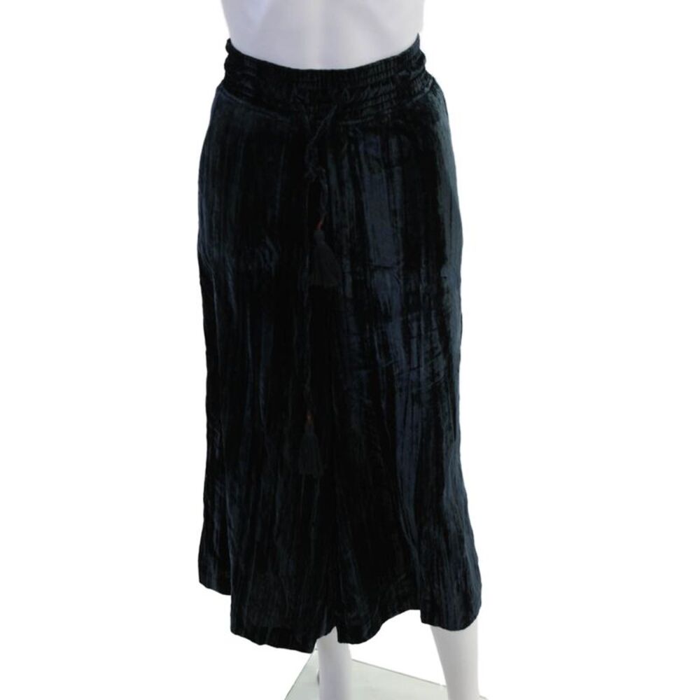 Hei Hei Women Peasant Pants Dark Blue Size M
